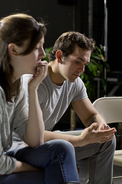 Two support group members depressed